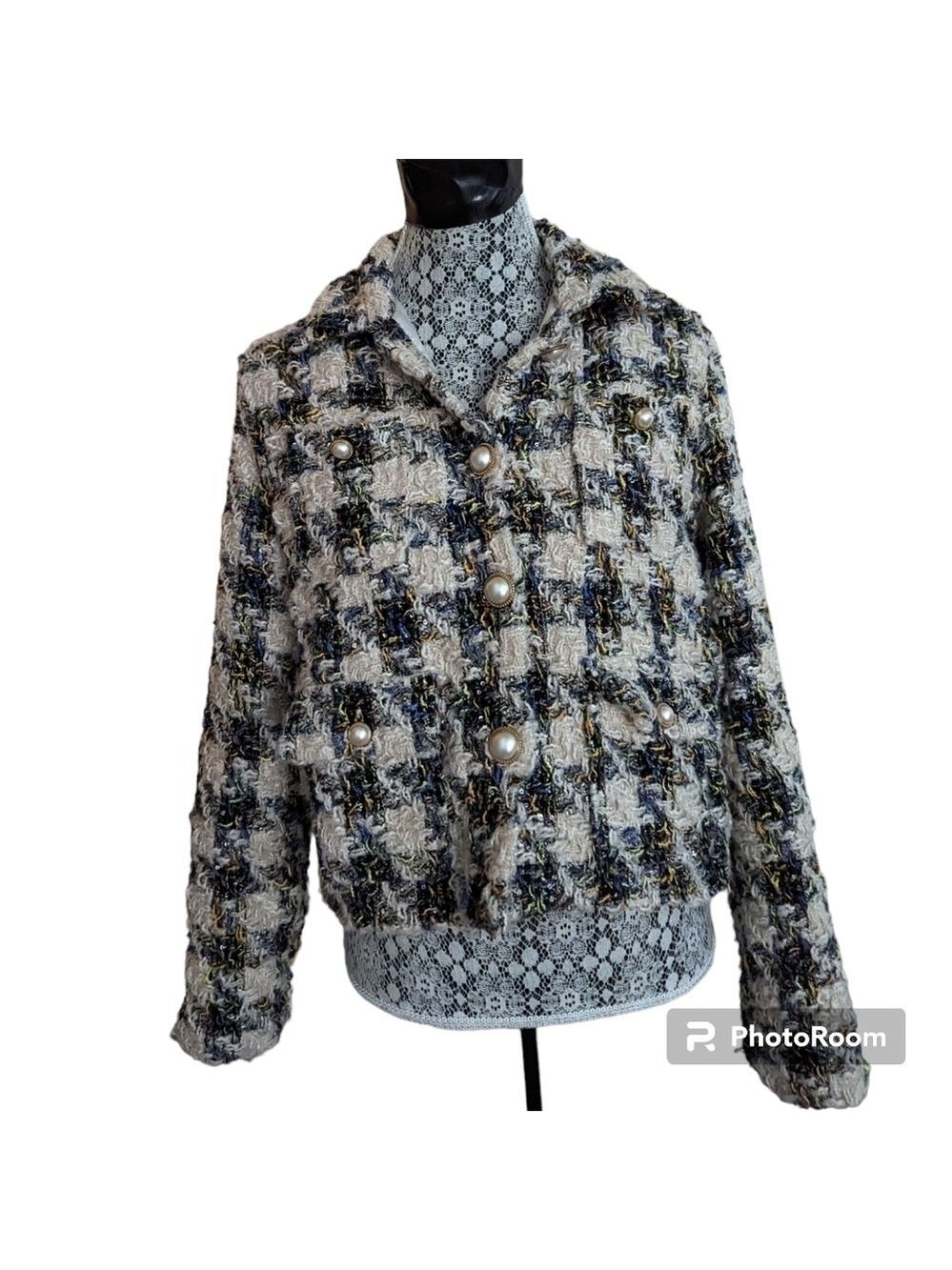 Tweed Blazer Jacket - Picture 4 of 12